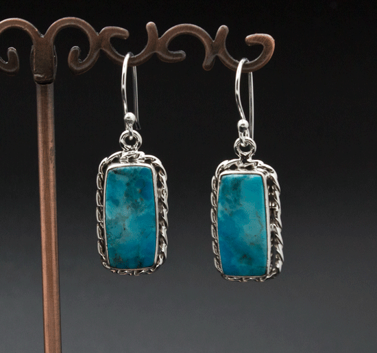 Sterling Silver Turquoise Earrings