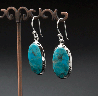 Sterling Silver Turquoise Earrings
