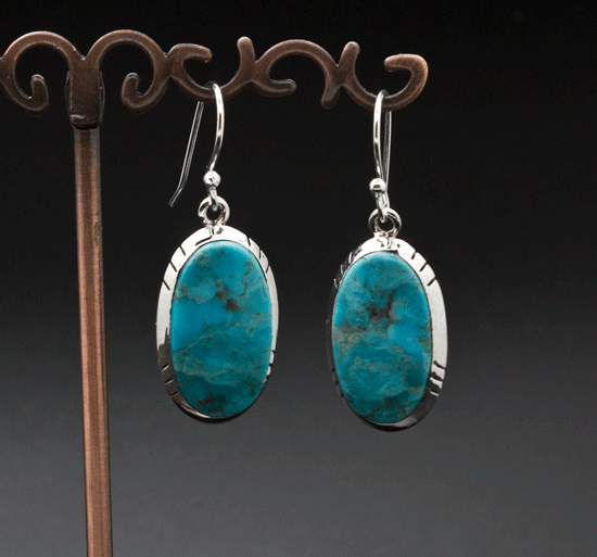 Sterling Silver Turquoise Earrings