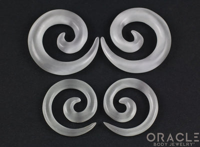 White Cats Eye Spirals