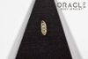 14k Channel Set Diamond Threadless Gold End