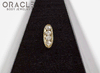 14k Large Channel Set Diamond Threadless Gold End