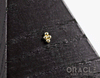 14k Yellow Gold 4 Bead Mini Cluster Threadless End