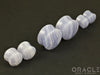 Blue Lace Agate Double Flare Plugs