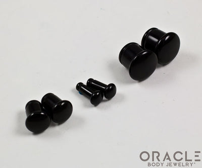 Black Onyx Single Flare Plugs