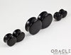 Black Onyx Double Flare Plugs