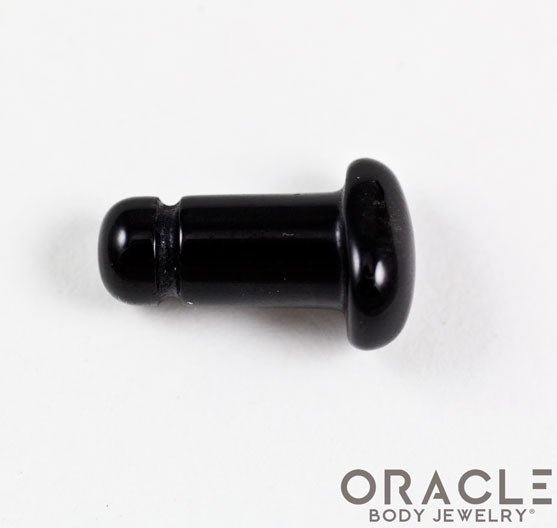 Obsidian Single Flare Teardrop Plugs