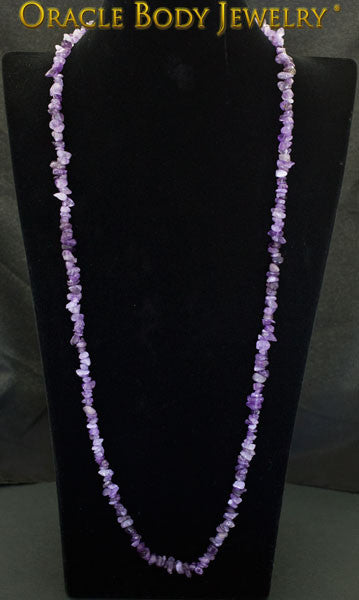 Amethyst Chip Necklace