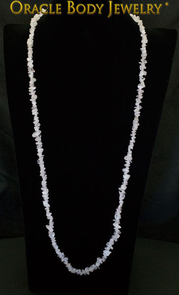 Rose Quartz Chip Necklace