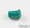 Synthetic Green Spiderweb Turquoise Single Flare Plugs