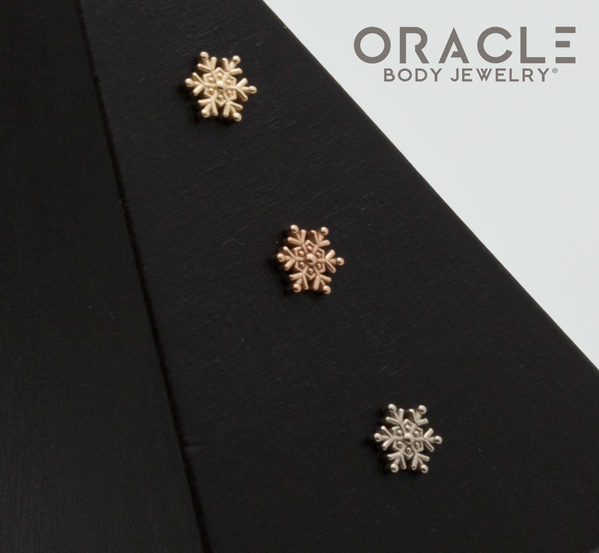 14k Gold Frozen Threadless End