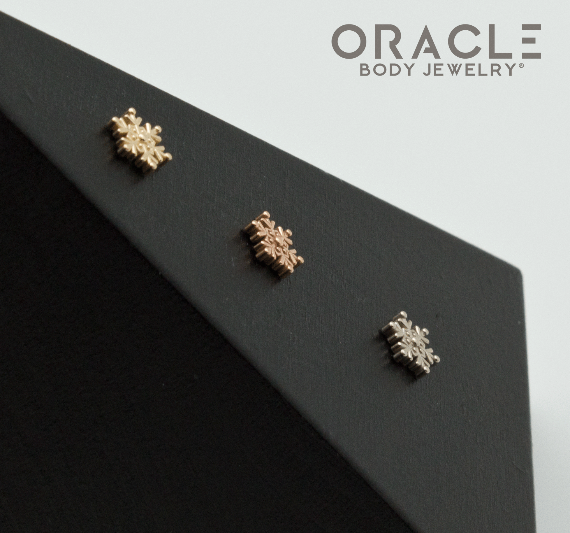 14k Gold Frozen Threadless End
