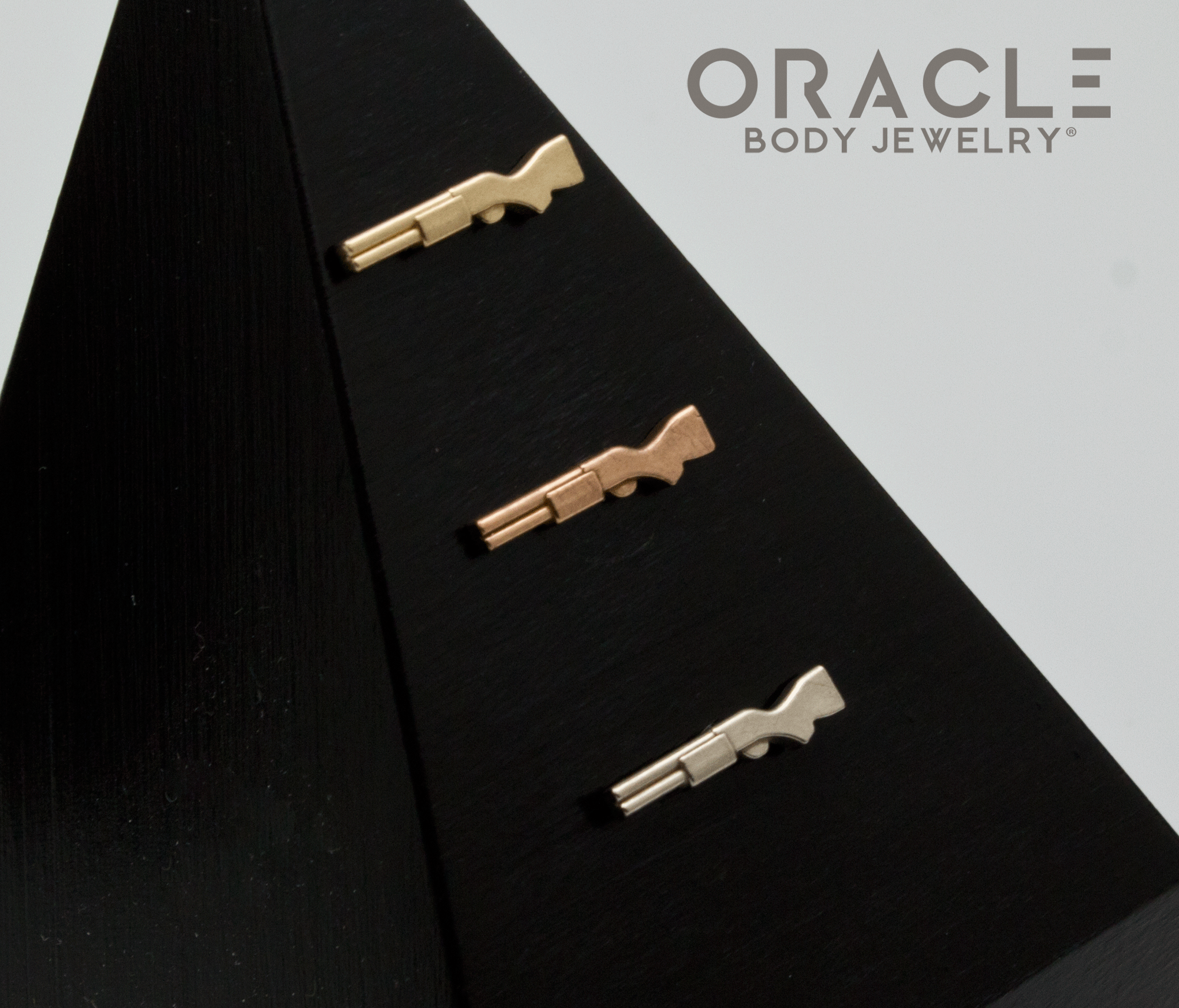 14k Gold Boomstick Threadless End