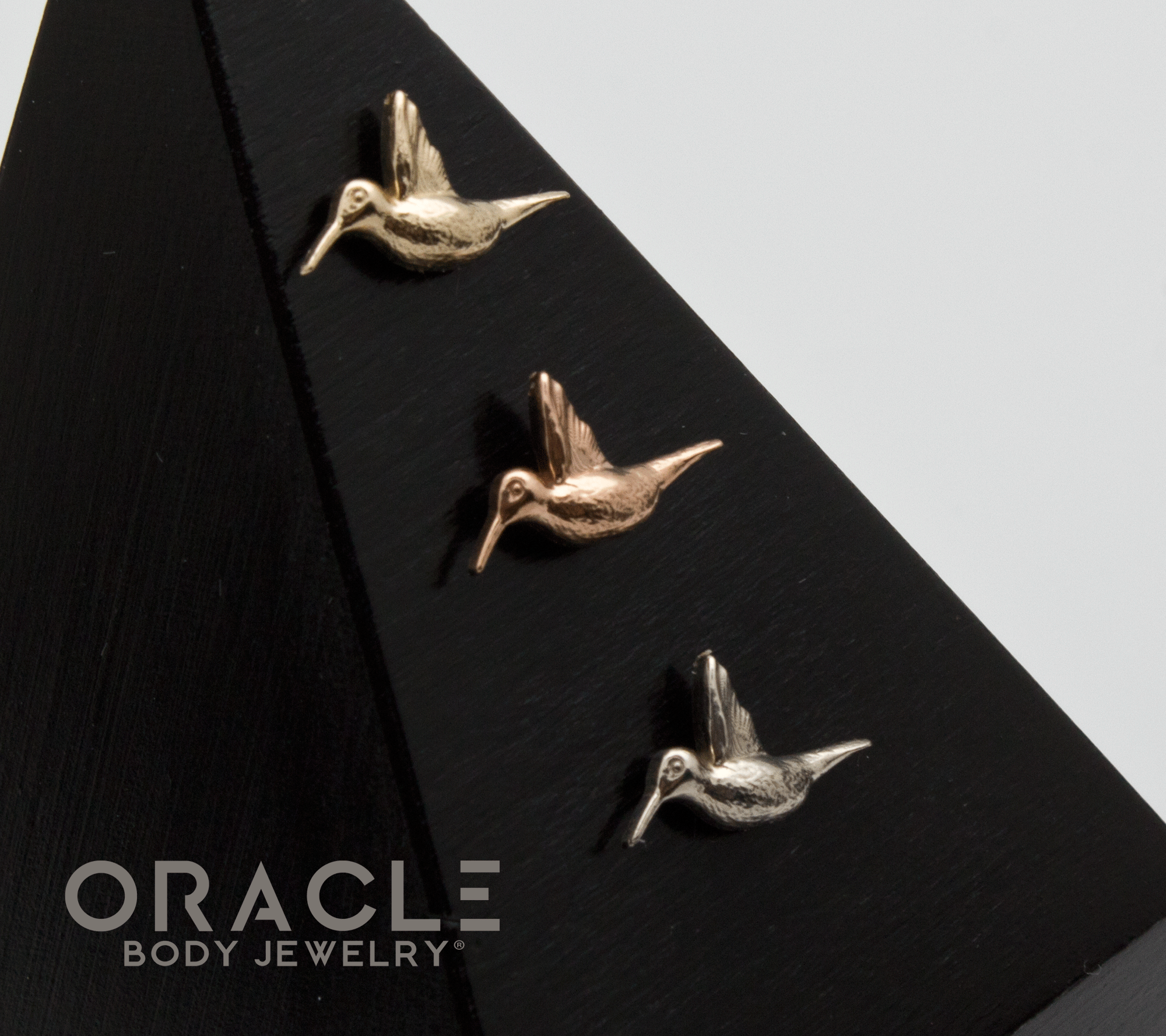 14k Gold Honeybird Threadless End