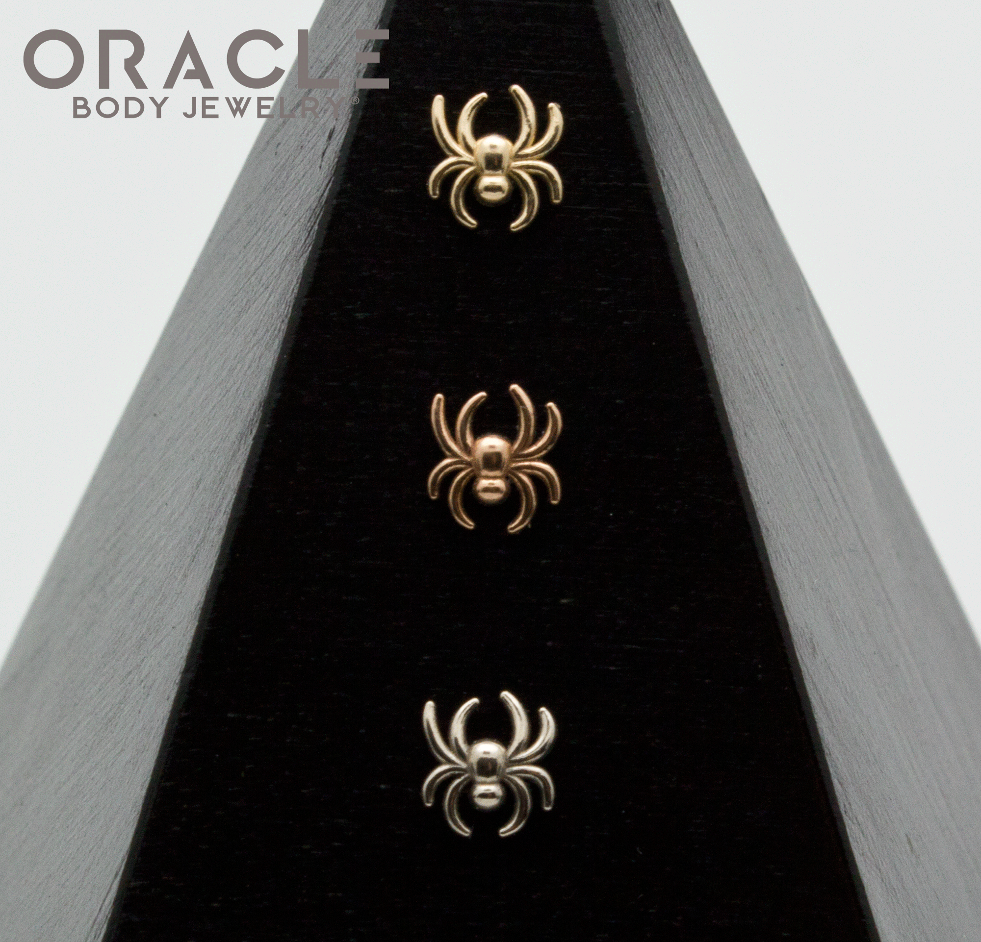 14k Gold Spider Baby Threadless End