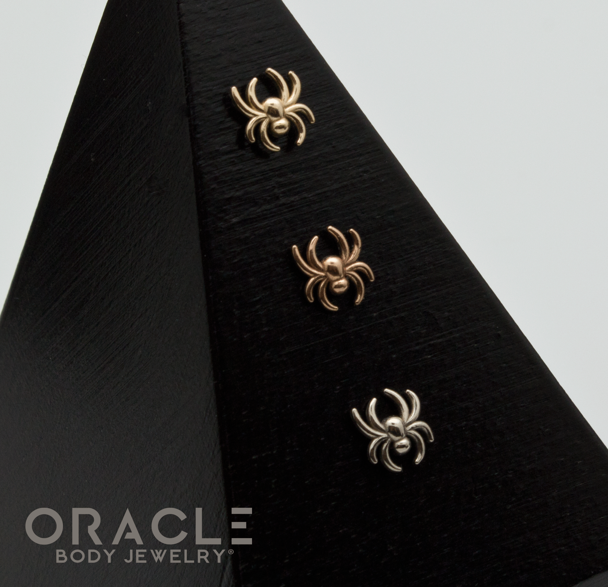 14k Gold Spider Baby Threadless End