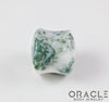 Green Tree Agate Double Flare Plugs