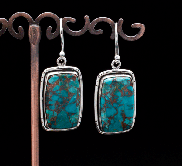 Sterling Silver Turquoise Earrings