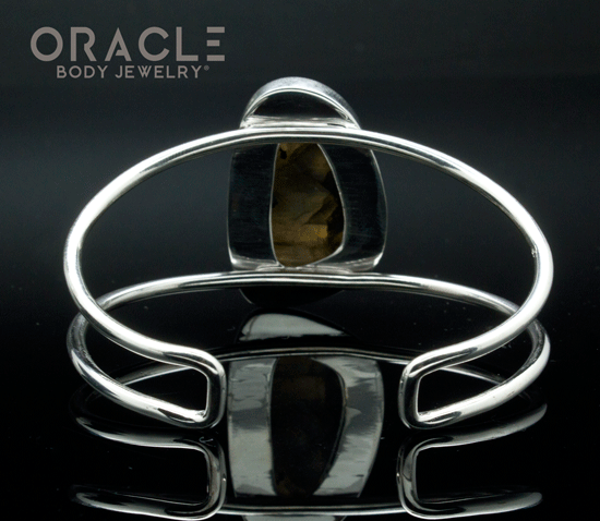 Sterling Silver Carved Labradorite Bracelet