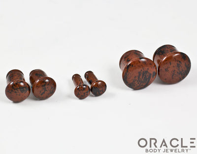 Mahogany Obsidian Single Flare Plugs