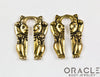 Maneki Neko Brass Weights