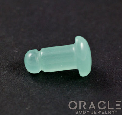 Mint Opalite Single Flare Teardrop Plugs