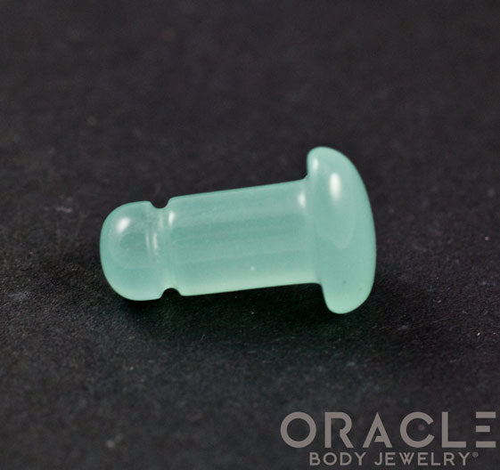 Mint Opalite Single Flare Teardrop Plugs