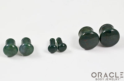 Moss Agate Single Flare Plugs