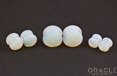 Opalite Double Flare Plugs