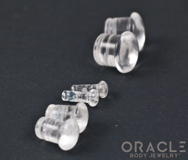 Quartz Single Flare Plugs