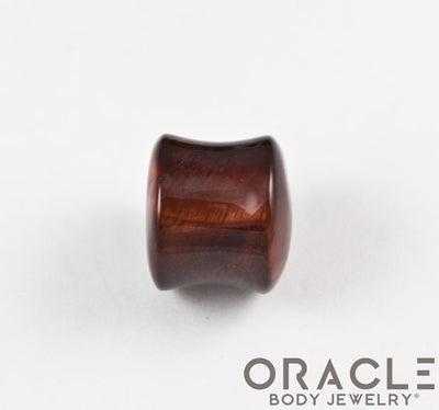 Red Tiger Eye Double Flare Plugs