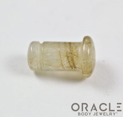 Rutilated Quartz Single Flare Plugs