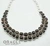 Sterling Silver Faceted Smoky Quartz Necklace