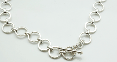 Sterling Silver Faceted Smoky Quartz Necklace