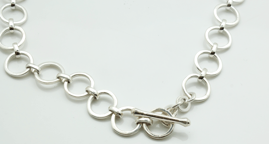 Sterling Silver Faceted Smoky Quartz Necklace