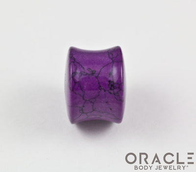 Synthetic Sugalite Double Flare Plugs