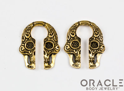 Sugar Skull Brass Weights