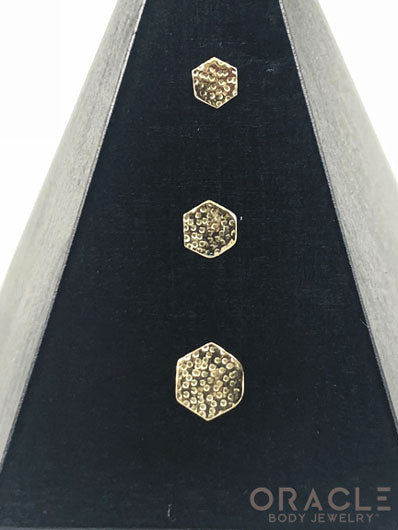 14k Tempest Threadless Gold End
