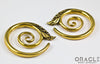 Large Temple Spiral Brass Weights