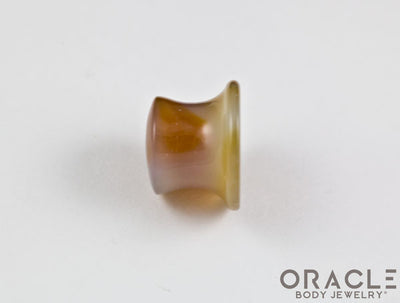 Thunder Egg Agate Mayan Style Flare Plugs