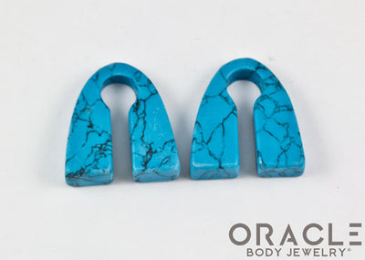 Synthetic Turquoise Pyramid Weights