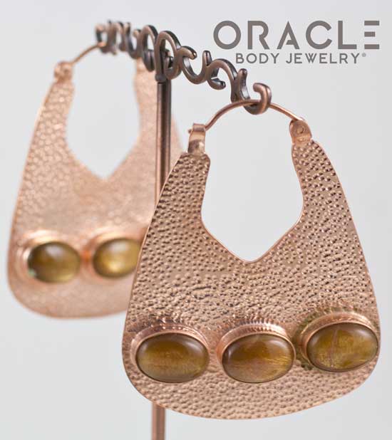 Uptown in Rose Gold Plate with Sunstone