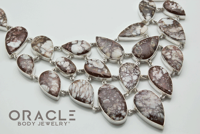 Sterling Silver Wildhorse Brecciated Jasper Necklace
