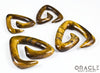 Yellow Tiger Eye Trinity Stone Spirals